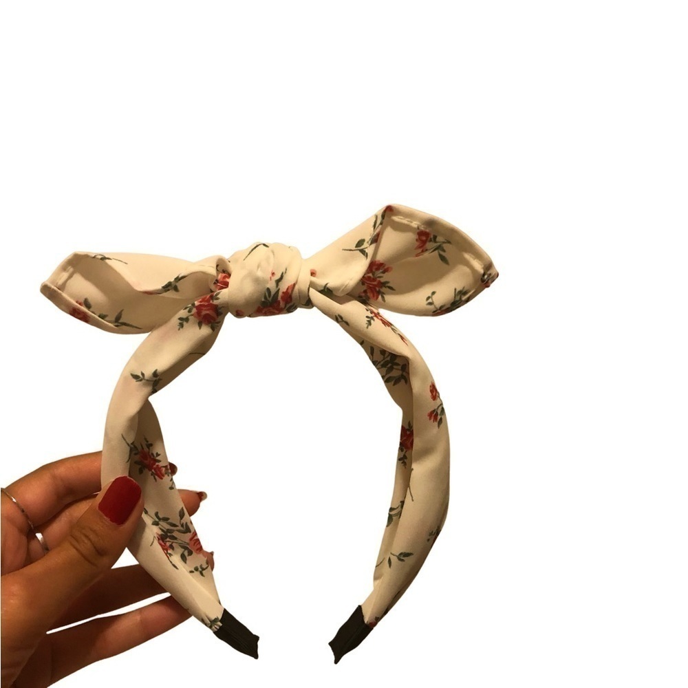 White Floral Headband